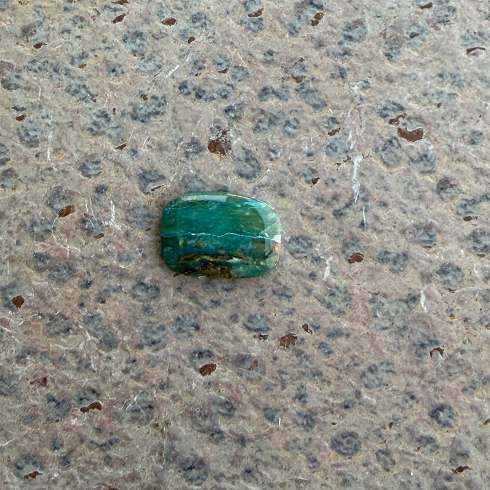 One of a kind Boulder Opal 2.38 carats Green & Brown
